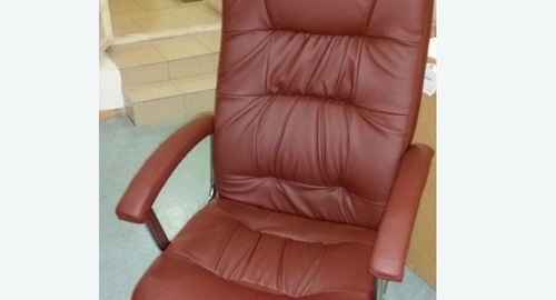 Обтяжка офисного кресла. Волчанск